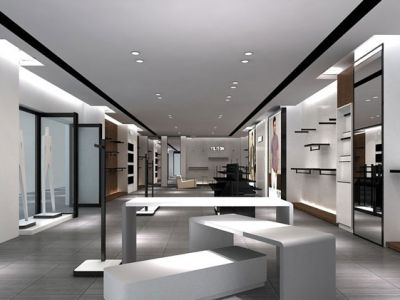 200平现代风格服装店装修案例