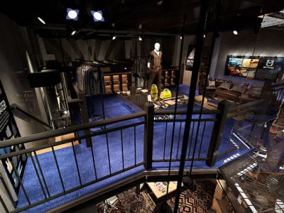 100平沉稳风格服装店装修案例