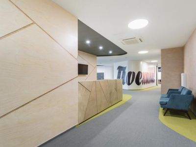 1200平现代简约风格办公室装修图片