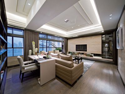 四居室134平现代风格家装案例