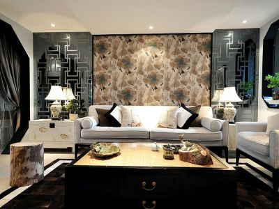 143平四居室新中式风格家装案例