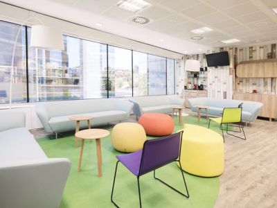 1000平混搭风格办公室装修案例