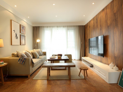 三居室87平现代风格家装案例