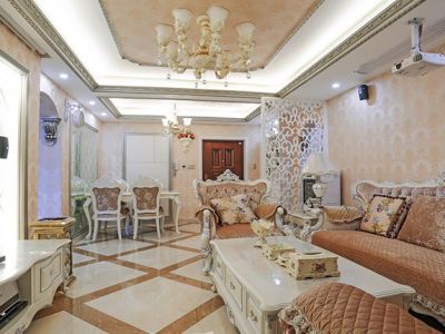 四居室130平欧式风格装修案例