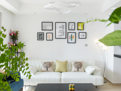 三居室89平现代风格家装案例