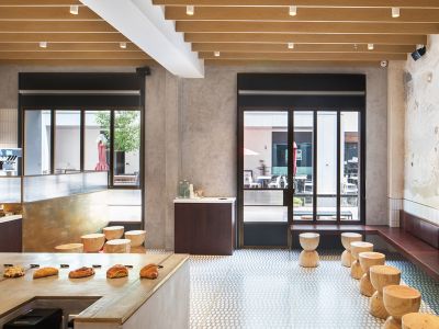 蛋糕店360平米日系风格装修效果图