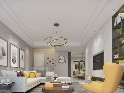 三居室157平现代简约风格家装案例