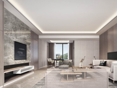 三居室143平现代简约风格家装案例