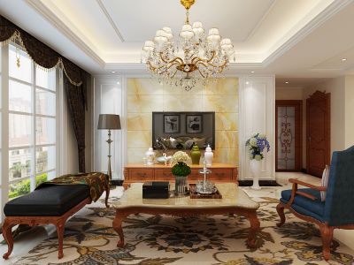 名门南郡92平米现代风格装修效果图