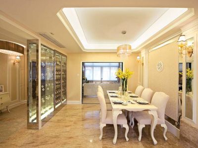 三居室93平简欧风格家装案例