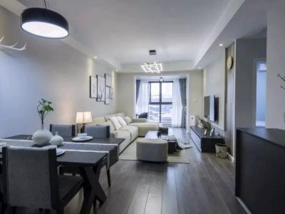 南山丽舍155平米三居室现代风格装修案例