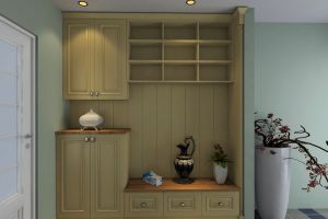 【呈创装饰】进门玄关鞋柜设计要点有哪些 玄关鞋柜设计四大要点