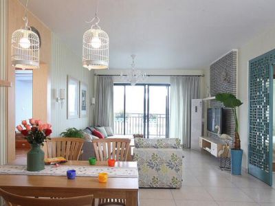 三居室110平地中海风格装修案例