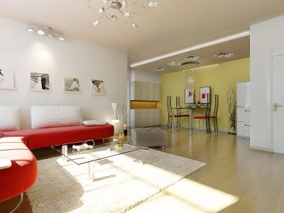 三居室86平现代简约风格家装图片