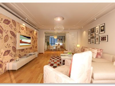 三居室85平现代简约风格家装图片