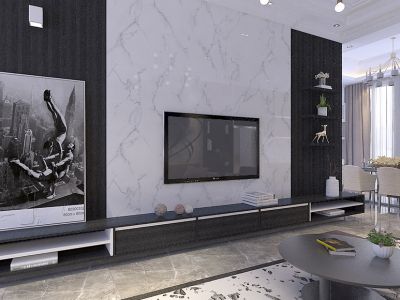 天人世纪城平层230平现代简约风格装修案例