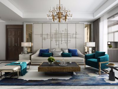 嘉禾尚郡三居140平欧式风格装修案例