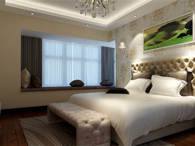 三居室109平现代风格家装图片