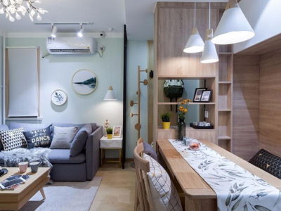 一居室57平北欧风格装修图片