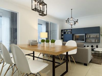 二居室120平现代简约风格家装图片