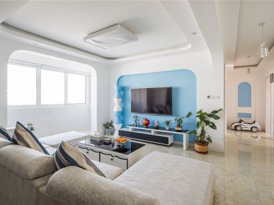 三居室120平地中海风格家装案例