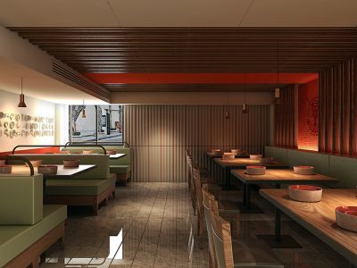 品牌主题餐厅500平米装修设计图片