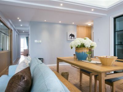 三居室88平北欧风格家装图片