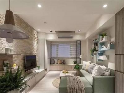 三居室110平田园风格家装图片