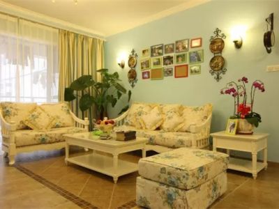 三居室90平欧式风格家装图片