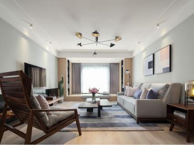 外滩一号200平装修现代风格家装案例欣赏