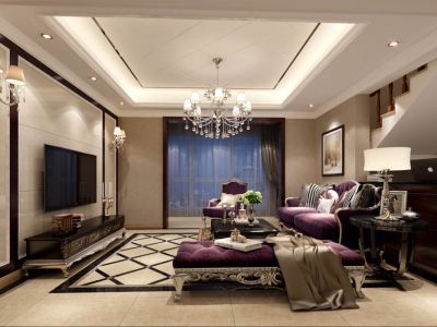 190平复式凯旋南城新古典风格装修效果