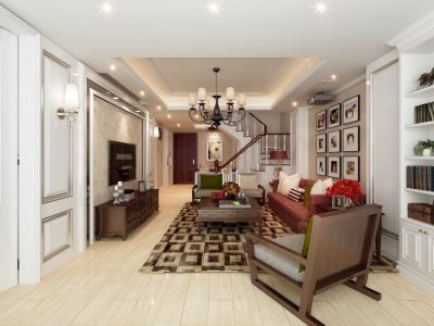 157平美式风格复式装修案例