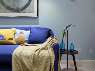 荣盛锦绣澜山109平米二居室现代简约风格装修设计效果图