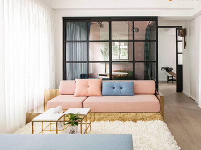 114平三居室简约风格家装案例