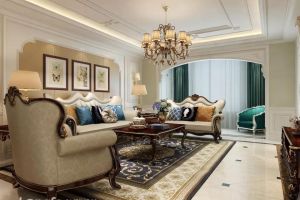 【西安龙发装饰】100平的欧式风格，精致有质感