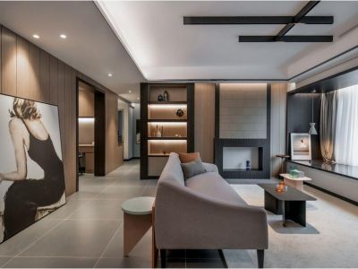 宝瑞阳光160平米装修现代风格古典韵味案例参考