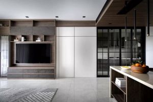 【西安龙发装饰】140平米简约风洋房设计，中性色彩好高冷