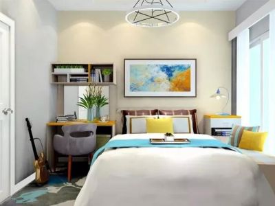 125平三居室混搭风格家装案例