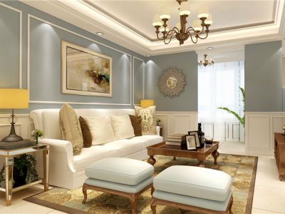 130平三居室现代风格家装图片