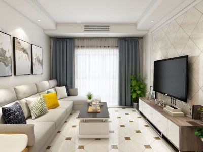 路桥小区86平米现代简约装修案例