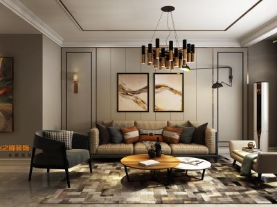 御融官邸125平现代装修案例图片