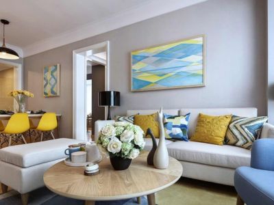 99平二居室现代简约风格家装案例