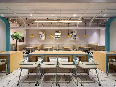 现代风格406平米餐厅装修效果图