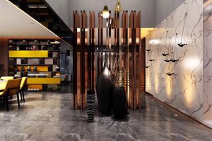 【景德镇装修设计--景德镇沃尔芬装饰】德瓷艺墅455平后现代别墅空间