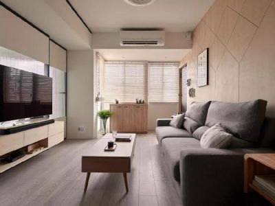 东湖雅苑二居80平现代简约风格装修案例