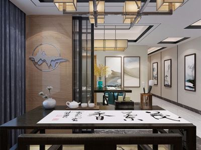 江中盛世峰景新中式风格