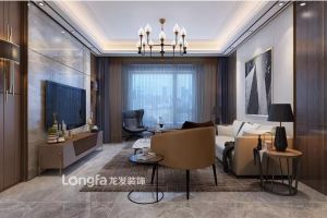 【西安龙发装饰】一曲江山190平米现代风，外形简洁、功能性强