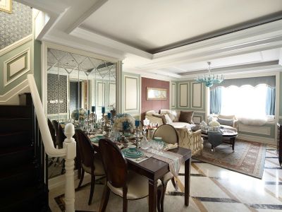 180平欧式风格别墅家装案例