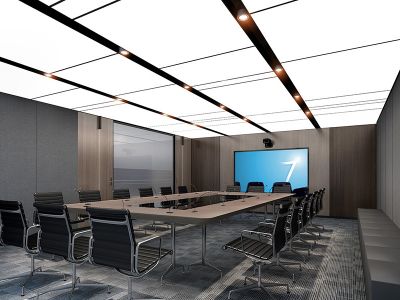 1100平现代风格办公室装修案例