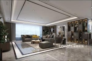 大华公园世家420平米现代风格，简雅大气的大户型